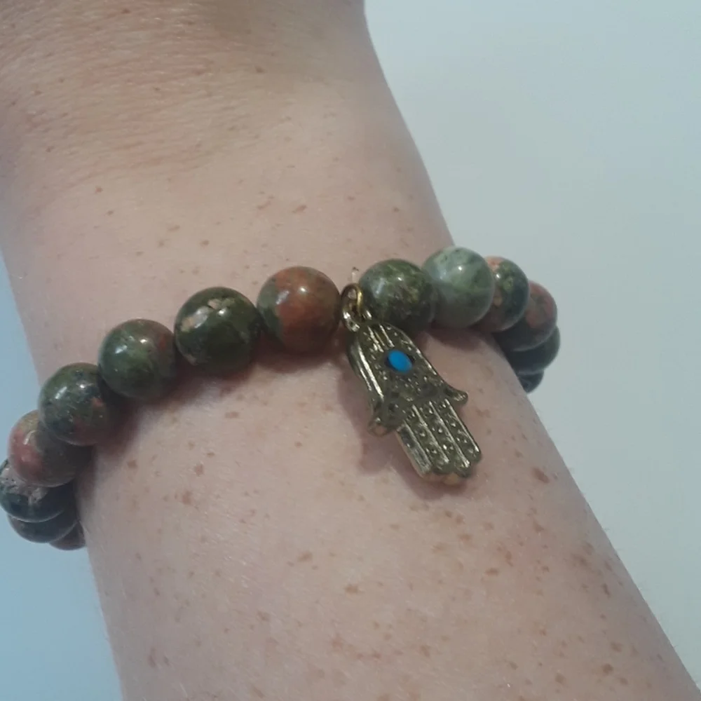 beaded stretch bracelet